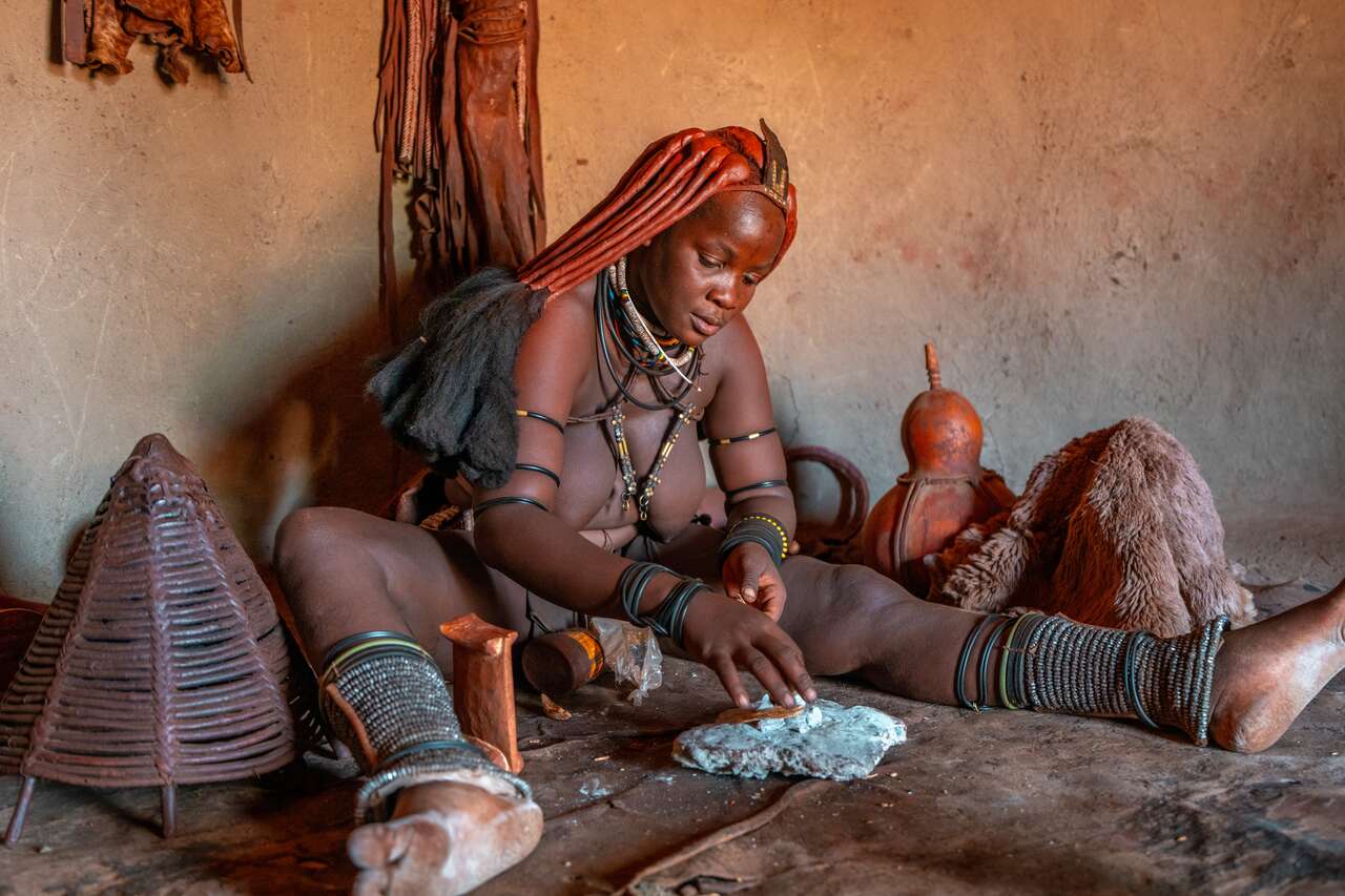Traditional Himba handicrafts